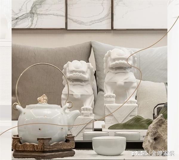 中式设计清新素雅东方雅致有颜又有品九游会登录j9入口160㎡大平层新(图8)